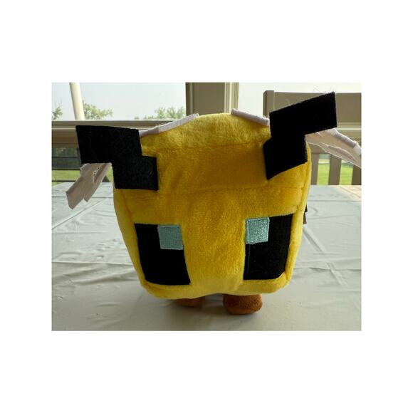 Minecraft Bee Plush Pillow Buddy - 8" Yellow Soft Toy NWT - Picture 2 of 8